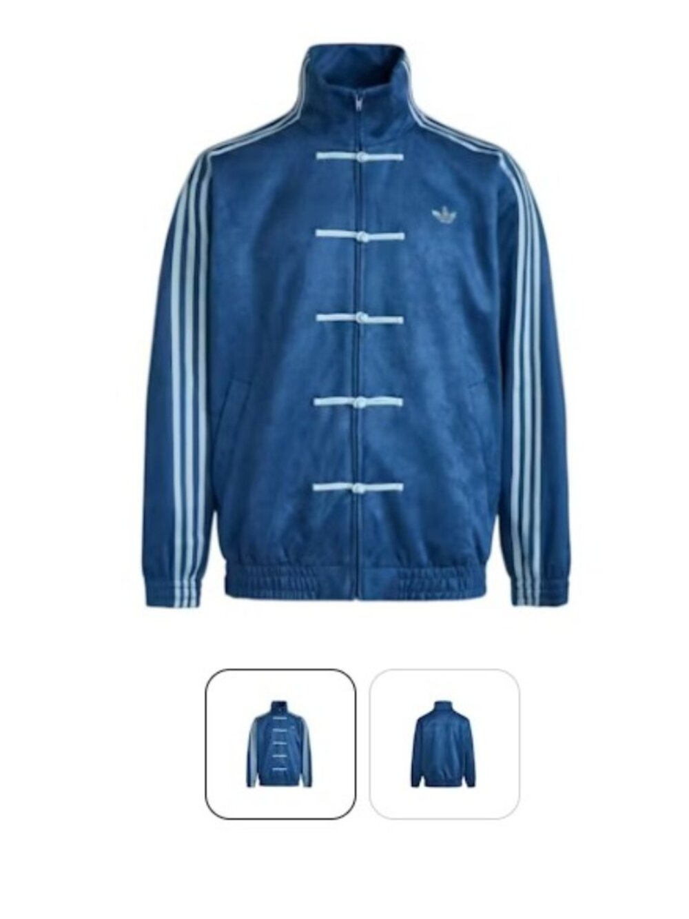 Adidas TangCTT Chinese Track Top 31 Gender Neutral Jacket Asia Sizing Deep Blue